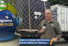 Acompanhamos o comboio da Fórmula 1