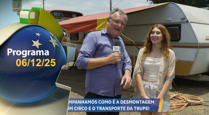 Acompanhamos a desmontagem e transporte do circo