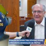 Vice-presidente Geraldo Alckmin fala do programa de renovação de frota