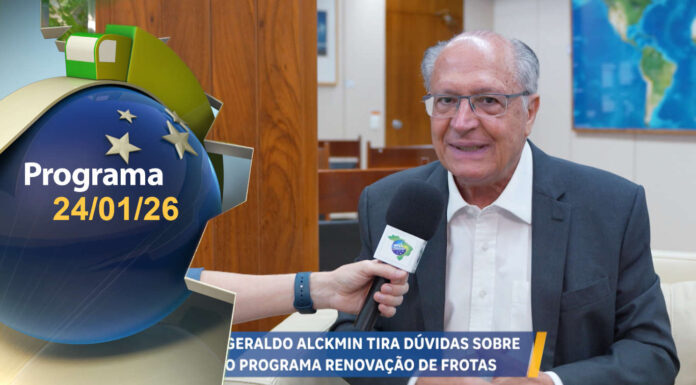 Vice-presidente Geraldo Alckmin fala do programa de renovação de frota