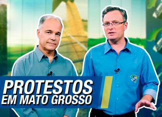 Frete baixo no MT faz caminhoneiros protestarem em plena safra
