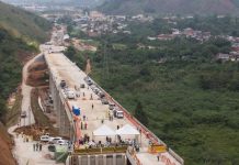 Leilão de concessão do Trecho Norte do Rodoanel Mário Covas foi vencido pelo grupo EcoRodovias. (Foto: Eduardo Saraiva/Governo do Estado de São Paulo)