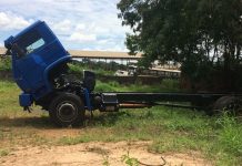 Dois são presos por desmanche de caminhões