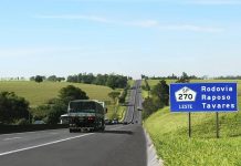 Obras em trevo exigem desvio na SP-270