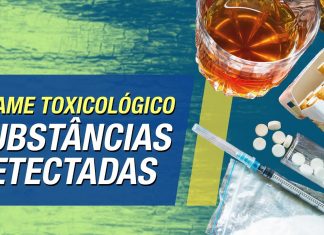 Quais são as drogas identificadas no exame toxicológico? | BRC