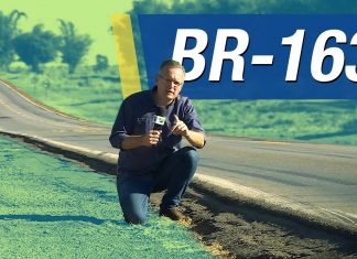 Caminhoneiros na BR-163 convivem com trânsito e degraus perigosos na via | BRC