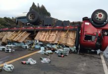 BR-386, em Soledade (RS), tem tombamento de caminhão BR-386