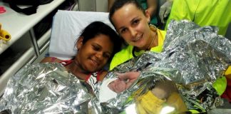 Parto do bebê Natan Rafael foi realizado pelos médicos da concessionária. (Foto: Divulgação)