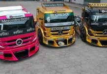 Novos caminhões da Equipe AM MotorSports. (Foto: Rodrigo Aguiar Ruiz)