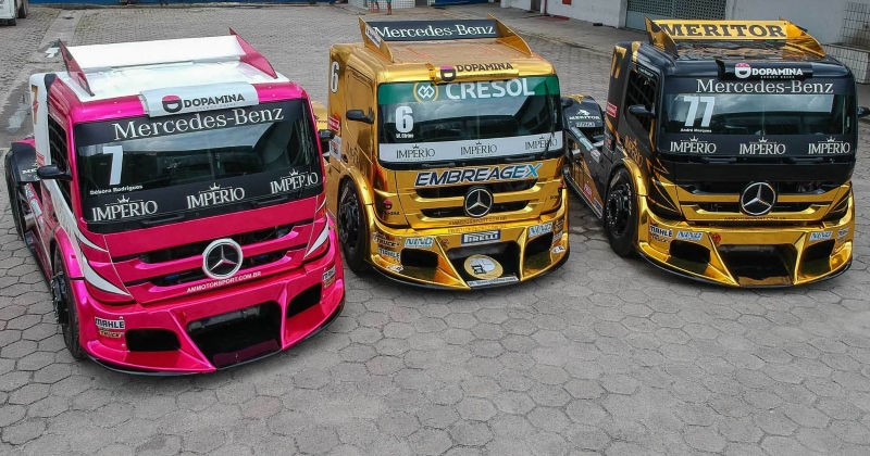 Copa Truck Três pilotos apresentam caminhões para temporada 2019