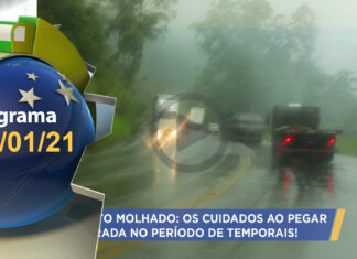 CUIDADO COM TEMPORAIS NA ESTRADA