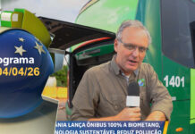 Goiânia lança ônibus 100% biometano